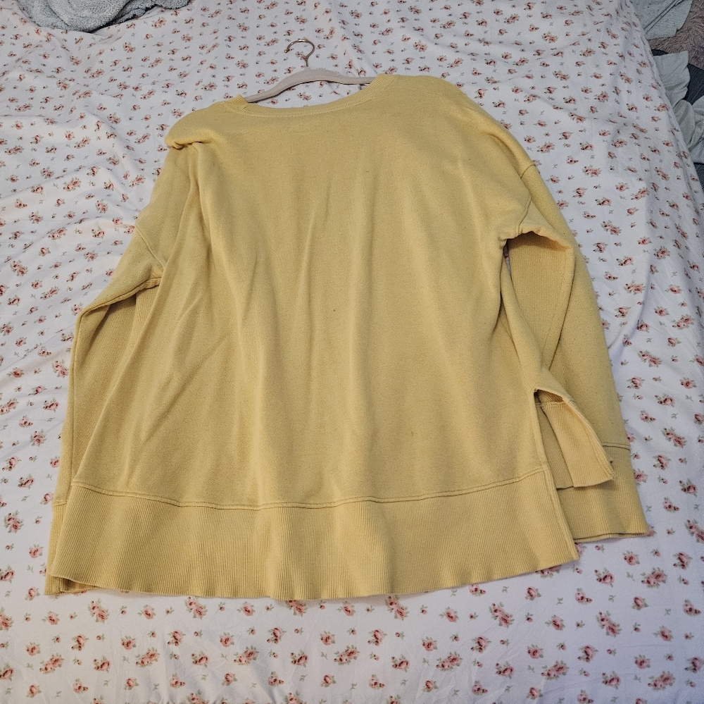 Yellow Crewneck Tunic
